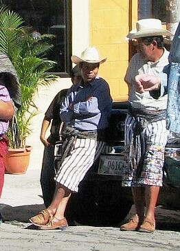 Men in traditional dress, Santiago Atitlan