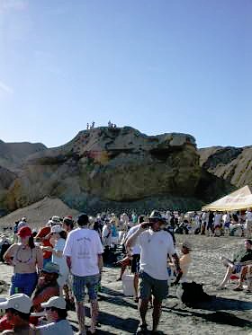 Baja Ha-Ha cruiser's party, Turtle Bay, Mexico