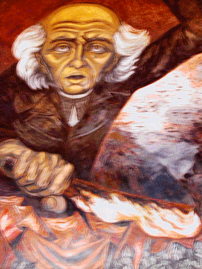 Mural, Jose Clemente Orozco, Guadalajara, Mexico